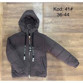 Фотография Курка детская зимняя на девочку 41 brown р.9-13 "Ayden" недорого оптом от прямого поставщика