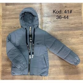 Фотография Курка детская зимняя на девочку 41 grey р.9-13 "Ayden" недорого оптом от прямого поставщика