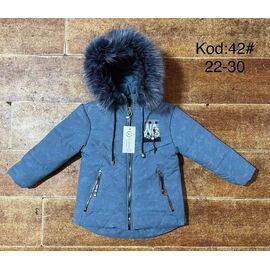 Фотография Курка детская зимняя на девочку 42 l.blue р.3-6 "Ayden" недорого оптом от прямого поставщика