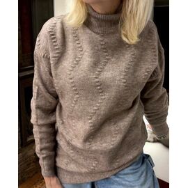 Фотография Свитер женский 24040 brown р.46-52 "Elena&Vika" недорого оптом от прямого поставщика