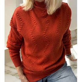 Фотография Свитер женский 24040 camel р.46-52 "Elena&Vika" недорого оптом от прямого поставщика