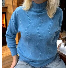 Фотография Свитер женский 24040 l.blue р.46-52 "Elena&Vika" недорого оптом от прямого поставщика
