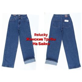 Фотография Джинсы утеплённые женские V239-6 blue р.25-30 "Relucky" недорого оптом от прямого поставщика