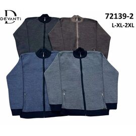 Фотография Кофта мужская 72139-2 black р.L-2XL "Sabihina" недорого оптом от прямого поставщика