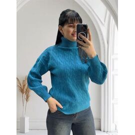 Фотография Свитер женский 24027 l.blue р.46-50 "PULSE" недорого оптом от прямого поставщика