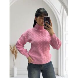 Фотография Свитер женский 24027 pink р.46-50 "PULSE" недорого оптом от прямого поставщика