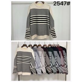 Фотография Свитер женский 2547 mix р.48-52 "FLORA" недорого оптом от прямого поставщика