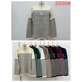 Фотография Свитер женский 2550 mix р.50-54 "FLORA" недорого оптом от прямого поставщика