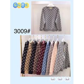 Фотография Свитер женский 3009 mix р.50-54 "FLORA" недорого оптом от прямого поставщика