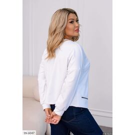 Жіноча кофточка двонитка великого розміру р.46-48;50-52;54-56;58-60 (3кол.) "VLADA" купити недорого від прямого постачальника