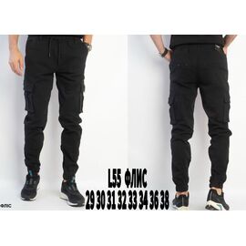 Джинси чоловічі L55 black р.29-38 "God Baron" недорого оптом від прямого постачальника