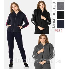 Фотография Спортивный костюм женский на флисе размеры 44-52 (микс цв) "NICOLAS" недорого от прямого поставщика