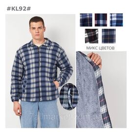 Сорочка чоловіча на хутрі розмір 48-56 (мікс кв) "NICOLAS" недорого від прямого постачальника