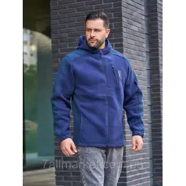 Кофта чоловіча спортивна на блискавці фліс/барашок/батал р-ри 2XL-6XL (3кв) "NICOLAS" недорого від прямого постачальника