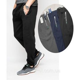 Спортивні штани чоловічі манжет/на флісі розміри 48-56 (мікс кв) "NICOLAS" недорого від прямого постачальника