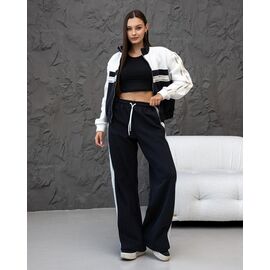 Костюм спортивний жіночий ДЗ135 black р.S-XL "AZNA" недорого оптом від прямого постачальника