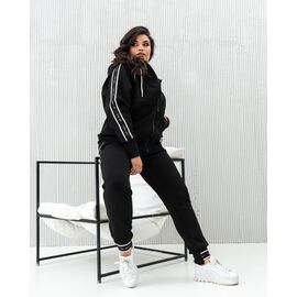 Костюм спортивний жіночий ДЗ108 black р.XL-4XL "AZNA" недорого оптом від прямого постачальника