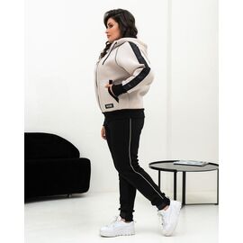 Костюм спортивний жіночий ДЗ108 beige р.XL-4XL "AZNA" недорого оптом від прямого постачальника