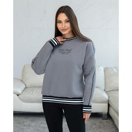Фотография Свитер женский КЗ01-1 grey р.S-XL "AZNA" недорого оптом от прямого поставщика