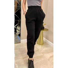Фотография Штаны спортивные женские тёплые БЗ43 black р.S-XL "AZNA" недорого оптом от прямого поставщика