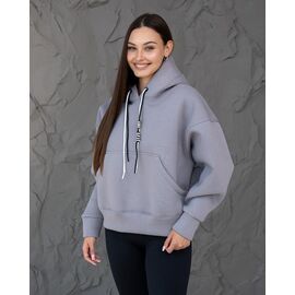Фотография Батник женский тёплый КЗ98 l.grey р.S-XL "AZNA" недорого оптом от прямого поставщика