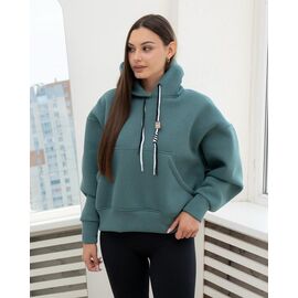 Фотография Батник женский тёплый КЗ98 d.green р.S-XL "AZNA" недорого оптом от прямого поставщика