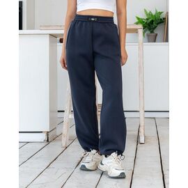 Штани спортивні жіночі теплі БЗ105 d.grey р.S-XL "AZNA" недорого оптом від прямого постачальника