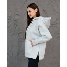 Батник жіночий теплий КЗ02 l.grey-white р.S-XL "AZNA" недорого оптом від прямого постачальника