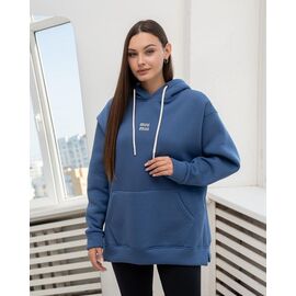 Батник жіночий теплий КЗ02 blue р.S-XL "AZNA" недорого оптом від прямого постачальника