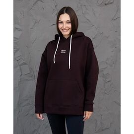 Батник жіночий теплий КЗ02 d.brown р.S-XL "AZNA" недорого оптом від прямого постачальника