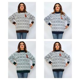 Светр жіночий 2219 mix р.52-56 "ITALIA" недорого оптом від прямого постачальника