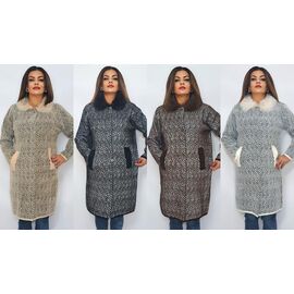 Пальто зимове жіноче 2257 mix р.50-54 "ITALIA" недорого оптом від прямого постачальника