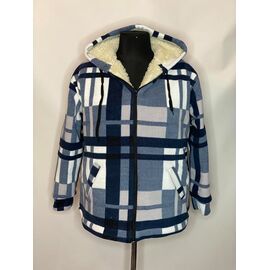 Фотография Кофта женская тёплая K173 blue р.52-58 "Kirgiz" недорого оптом от прямого поставщика