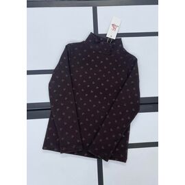 Фотография Гольф детский на девочку 584 brown р.128-152 "Kosmy" недорого оптом от прямого поставщика