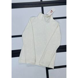 Фотография Гольф детский на девочку 584 white р.128-152 "Kosmy" недорого оптом от прямого поставщика