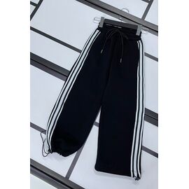 Штани дитячі спортивні зимові на дівчинку K212 black р.122-152 "Kosmy" недорого оптом від прямого постачальника