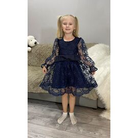 Плаття дитяче на дівчинку K215 navy р.110-128 "Kosmy" недорого оптом від прямого постачальника