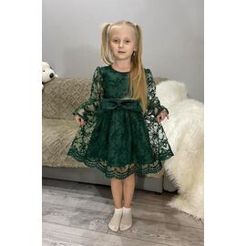 Плаття дитяче на дівчинку K216 green р.110-128 "Kosmy" недорого оптом від прямого постачальника