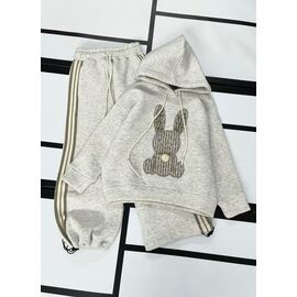 Костюм дитячий спортивний теплий на дівчинку 933-1 l.grey р.128-152 "Kosmy" недорого оптом від прямого постачальника