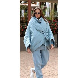 Куртка жіноча демісезонна L11 l.blue р.42-52 "Latoria" недорого оптом від прямого постачальника