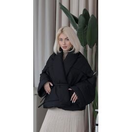 Куртка жіноча демісезонна L12 black р.42-52 "Latoria" недорого оптом від прямого постачальника