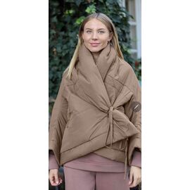 Куртка жіноча демісезонна L13 brown р.42-52 "Latoria" недорого оптом від прямого постачальника