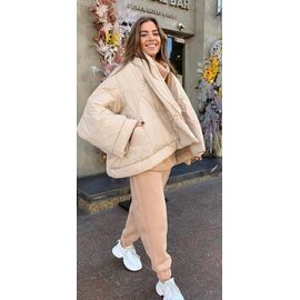 Фотография Куртка женская демисезонная L14 beige р.42-52 "Latoria" недорого оптом от прямого поставщика