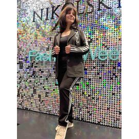 Фотография Костюм спортивный женский тёплый 889 black р.50-56 "LIArt" недорого оптом от прямого поставщика