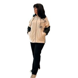 Фотография Костюм спортивный женский тёплый 886 beige р.52-58 "LIArt" недорого оптом от прямого поставщика