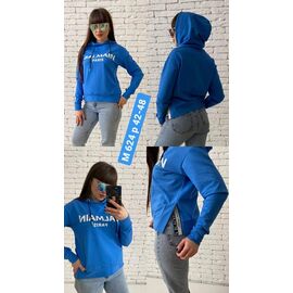 Батник жіночий 624 blue р.42-48 "LIArt" недорого оптом від прямого постачальника