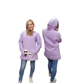 Батник жіночий теплий 603 purple р.S-XL "LIArt" недорого оптом від прямого постачальника