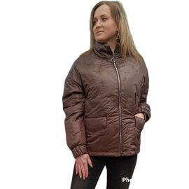 Фотография Куртка женская демисезонная 838-1 brown р.44-50 "LIArt" недорого оптом от прямого поставщика