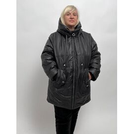 Фотография Куртка женская демисезонная 861 black р.52-58 "LIArt" недорого оптом от прямого поставщика