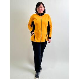 Костюм спортивний жіночий теплий 843 yellow р.56-62 "LIArt" недорого оптом від прямого постачальника